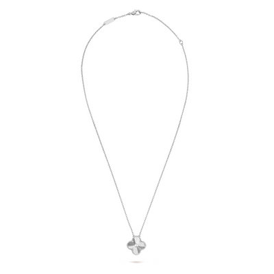 FORTUNE CLOVER NECKLACE | SILVER