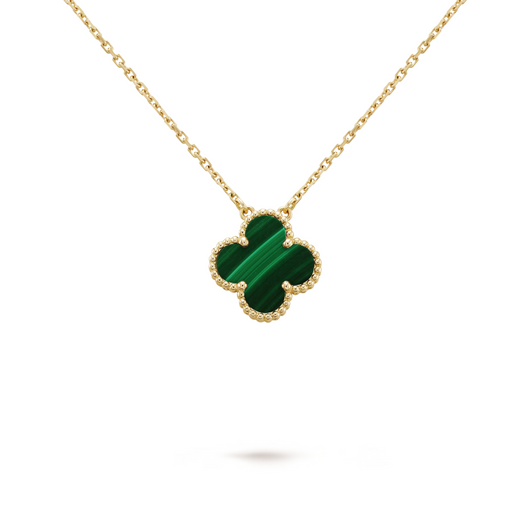 FORTUNE CLOVER NECKLACE | GREEN/GOLD