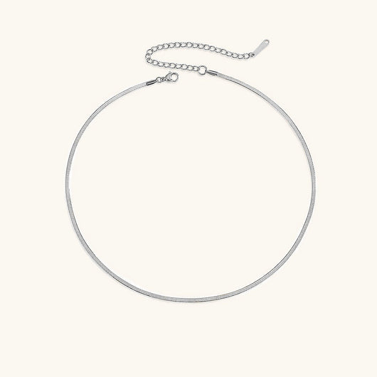 Elizabeth Gold Herringbone Necklace