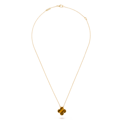 FORTUNE CLOVER NECKLACE | RED/GOLD