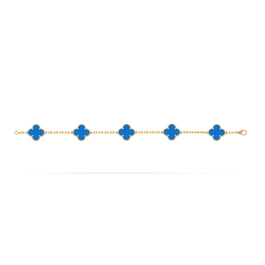 FORTUNATO CLOVER BRACELET | BLUE