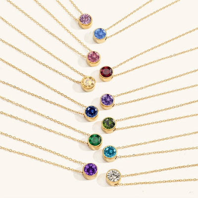 Amelia Birthstone Necklace