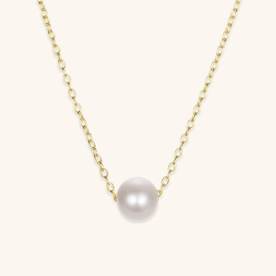 Isla Gold Pearl Necklace