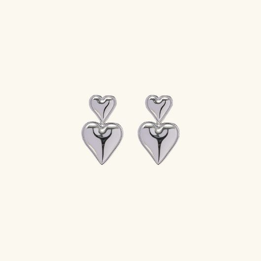 Zofia Gold Heart Earrings