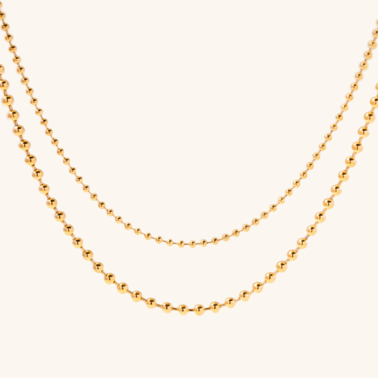 Layered Ball Chain Necklace