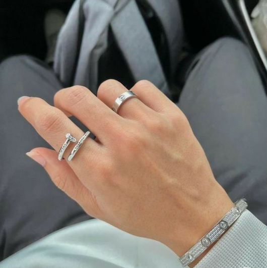 CHIODO DELUXE RING IN SILVER