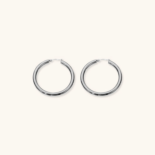 Wide Hoop Earrings