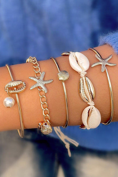 AQAURIA BRACELET (WITH SHELLS AND STARFISH)