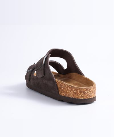 Premium Genuine Suede Sandals by Qomfort