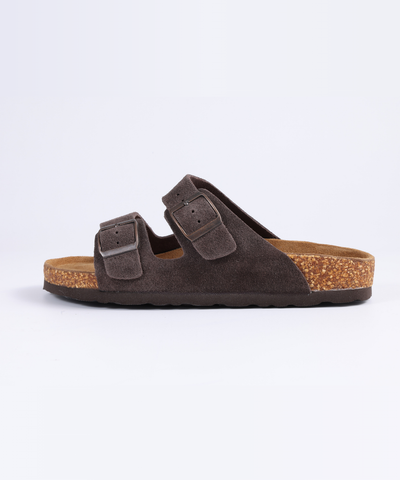 Premium Genuine Suede Sandals by Qomfort