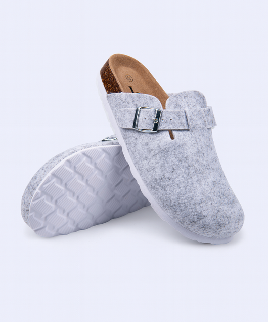 Premium Felt Clog Slippers by Qomfort