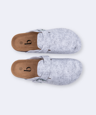 Premium Felt Clog Slippers by Qomfort