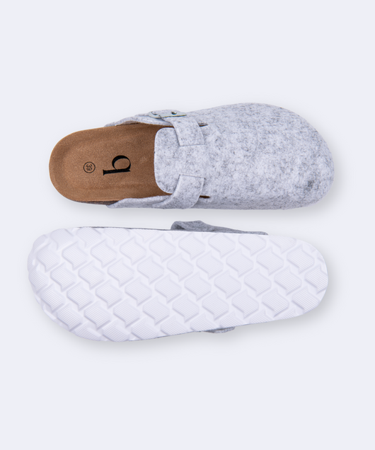 Premium Felt Clog Slippers by Qomfort