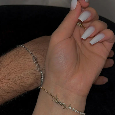 Saint Luxe Diamond Bracelet - Gold