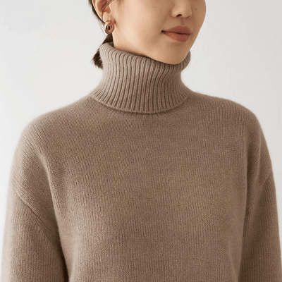 AURORA CASHMERE TURTLENECK SWEATER