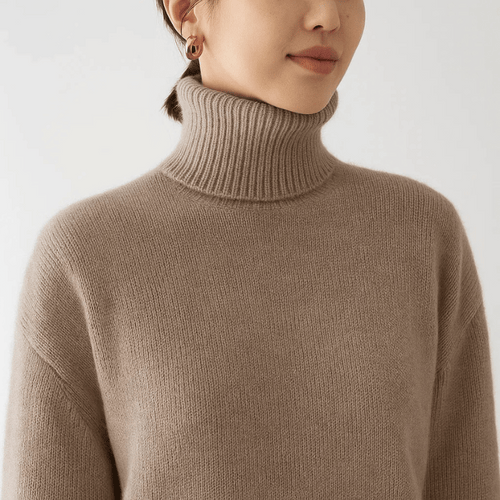 AURORA CASHMERE TURTLENECK SWEATER