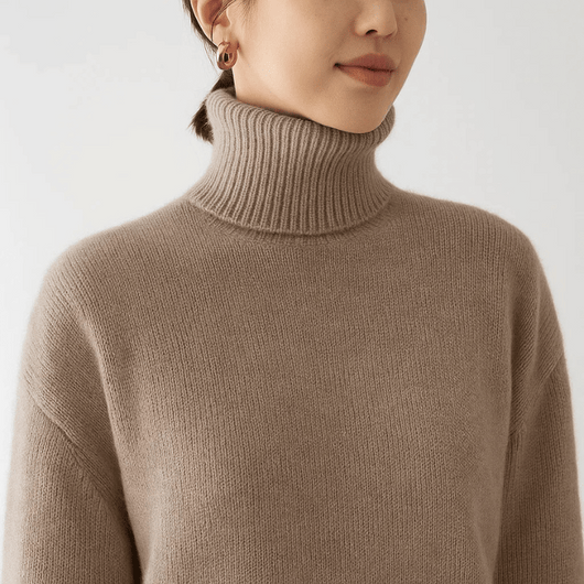 AURORA CASHMERE TURTLENECK SWEATER