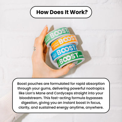 BOOST-NOOTROPIC POUCHES