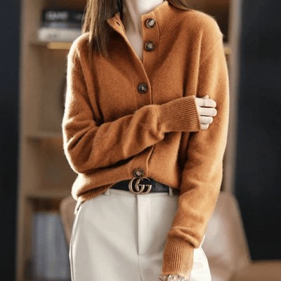 Camille Luxe Knit Button Cardigan