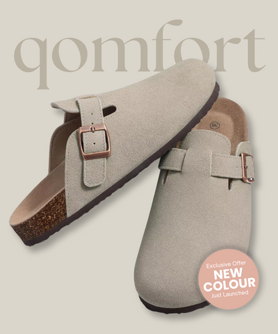 Genuine Suede Clogs by Qomfort