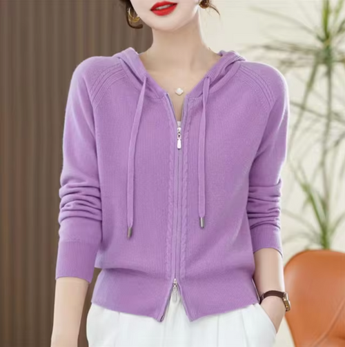 Tavira Knitted Cashmere Hoodie