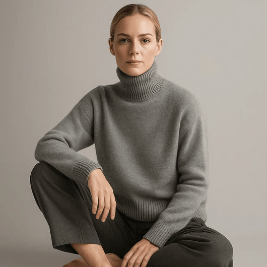 AURORA CASHMERE TURTLENECK SWEATER