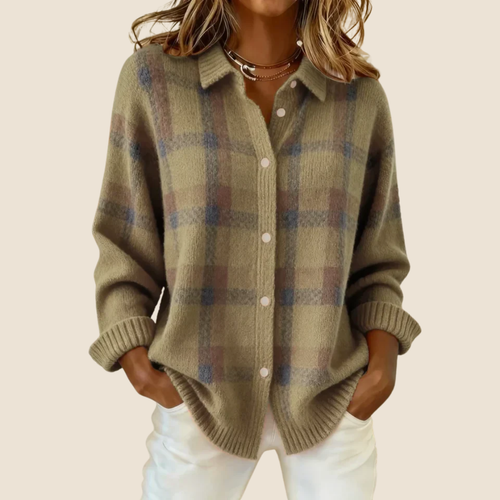 VIVIENNE RETRO CHECK SWEATER