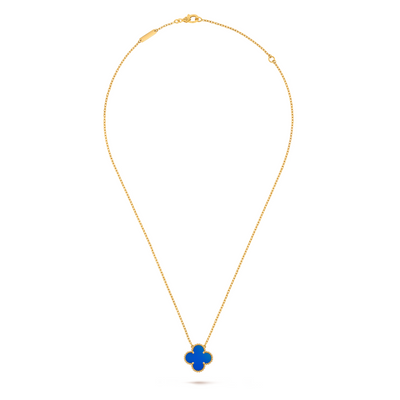 FORTUNE CLOVER NECKLACE | BLUE