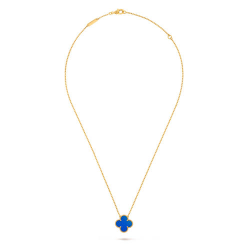FORTUNE CLOVER NECKLACE | BLUE
