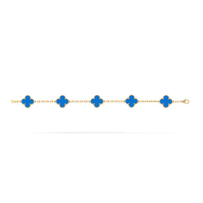 FORTUNATO CLOVER BRACELET | BLUE