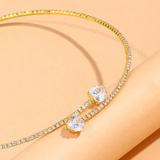CRISTAL | GOLD NECKLACE