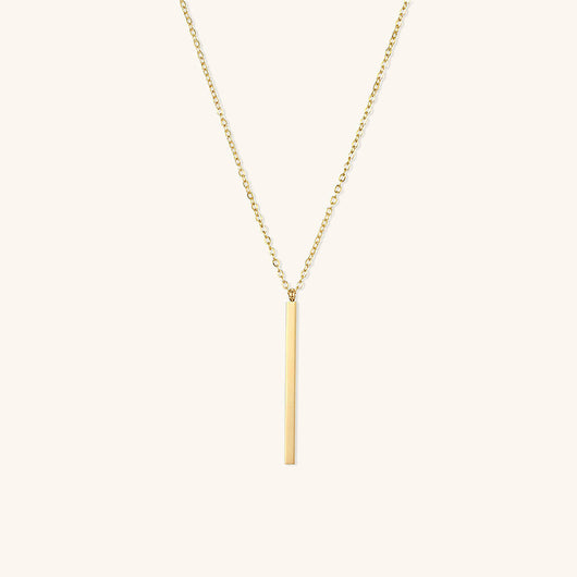 Allison Gold Bar Necklace