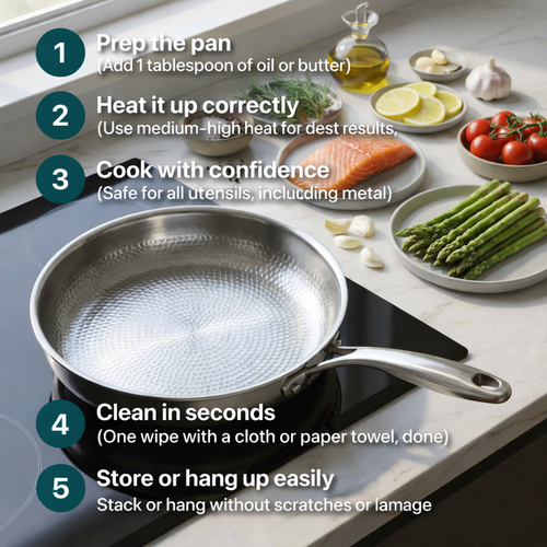 Mireve® Pure Titanium Non-Stick Pan