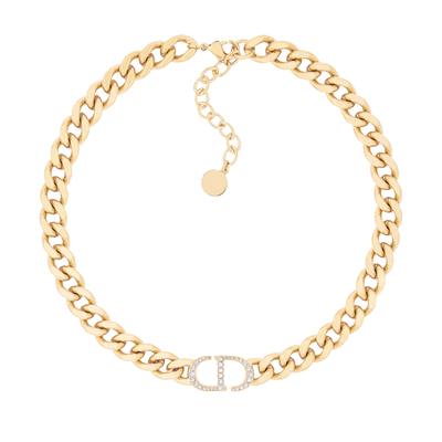 Diana Necklace - Gold Diamond (Logo)