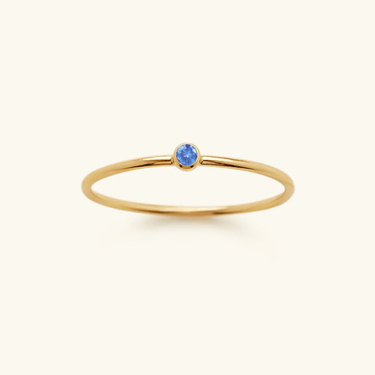 Amelia Birthstone Stacker Ring