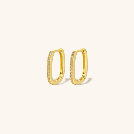 Melissa Oval Hoop Earrings