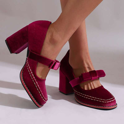 AURELINE VELVET LOAFERS