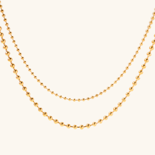 Layered Ball Chain Necklace