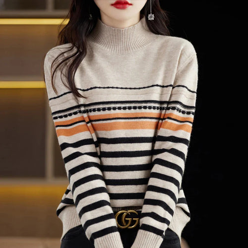 Elise Wool Stripe Sweater