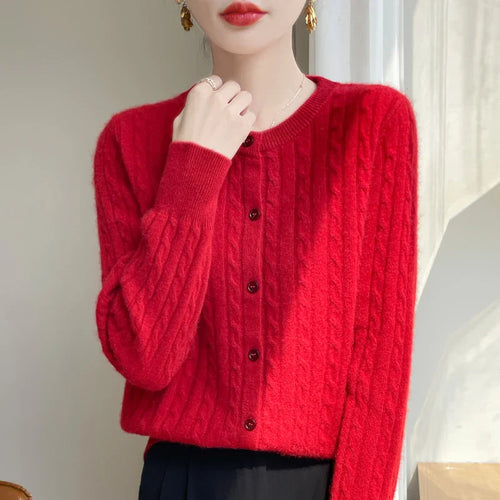 Elise Button Knit Sweater
