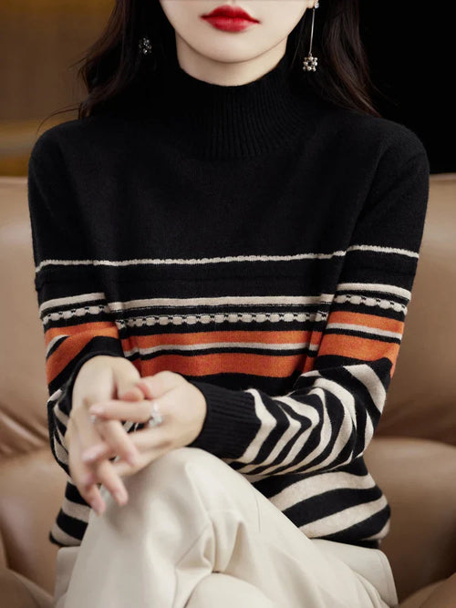 Elise Wool Stripe Sweater