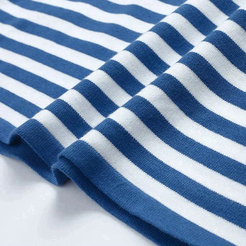 Elara Striped Cotton Long Sleeve Shirt