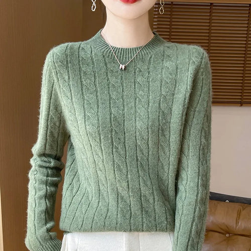 Alina Woolen Semi-Turtleneck Sweater