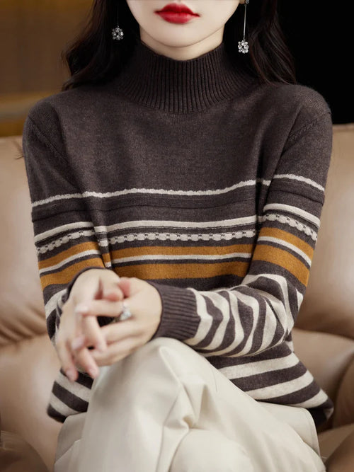 Elise Wool Stripe Sweater