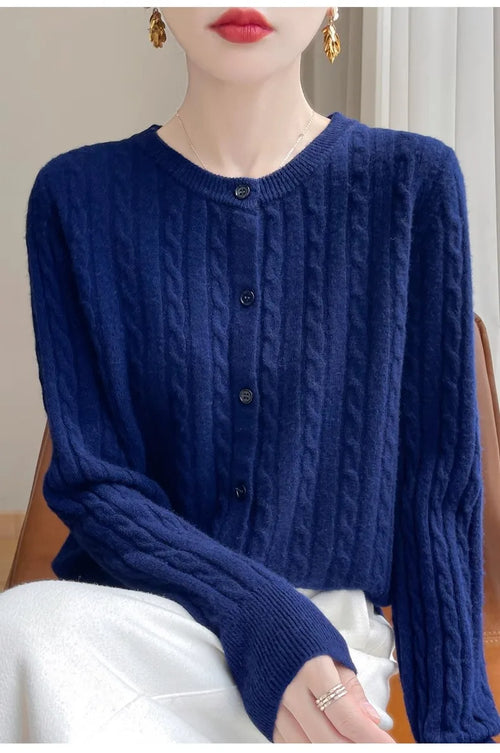 Elise Button Knit Sweater