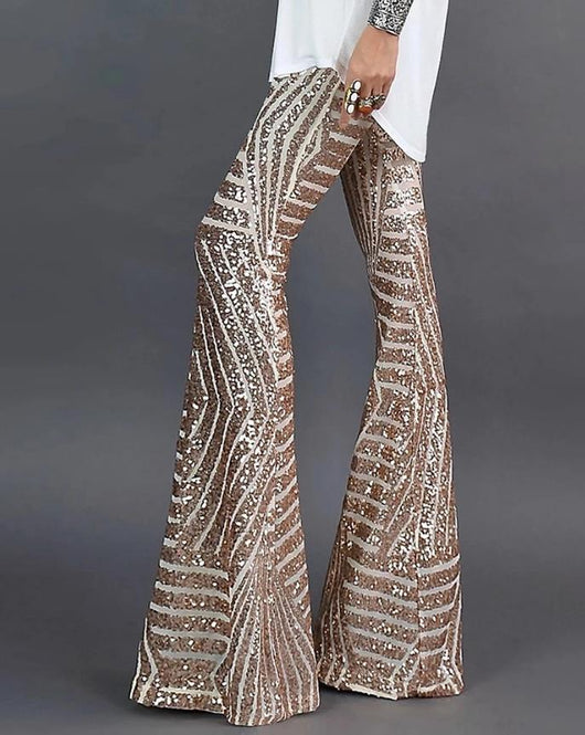 Amara Sequin Flare Pants