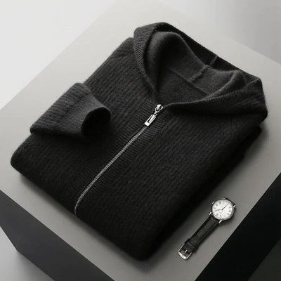 SORRENTO CASHMERE ZIP HOODIE
