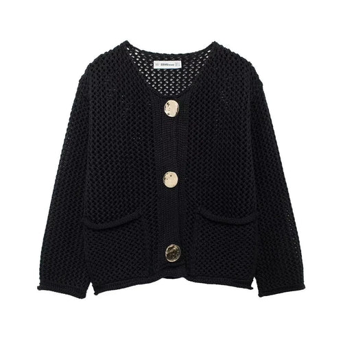 Clara Knitted Button Cardigan