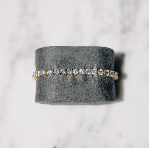 Gold Tennis Armband