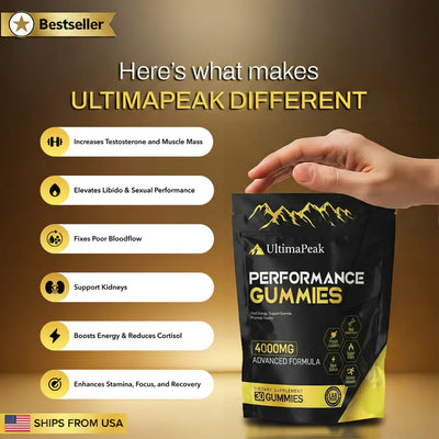 ULTIMAPEAK™ Performance Gummies – Now 6-in-1 Support (SALE)